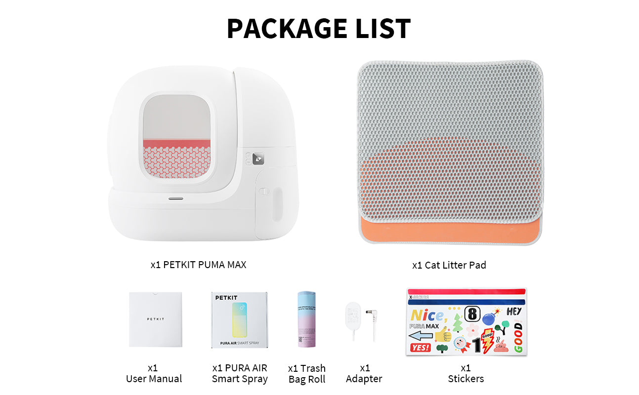 PETKIT New Zealand PETKIT Automatic Self Cleaning Cat Litter Box - Pura Max Poop :)