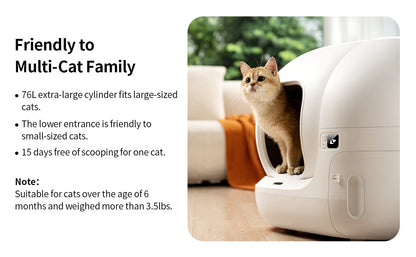PETKIT New Zealand PETKIT Automatic Self Cleaning Cat Litter Box - Pura Max Poop :)