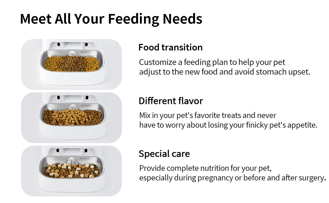 PETKIT New Zealand PETKIT Smart Pet Feeder with Dual Hoppers - Fresh Element Gemini Feed
