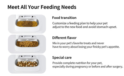 PETKIT New Zealand PETKIT Smart Pet Feeder with Dual Hoppers - Fresh Element Gemini Feed
