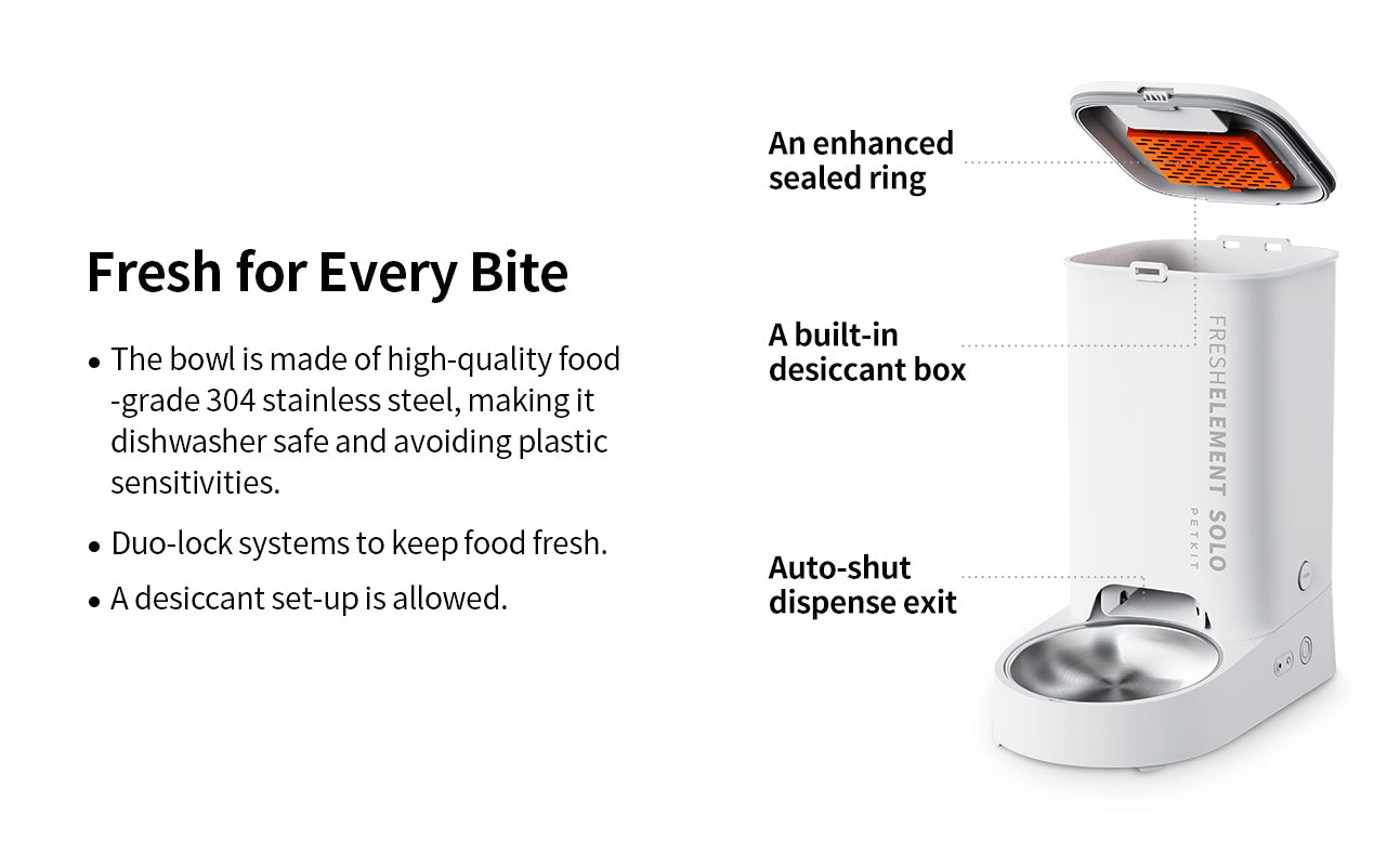 PETKIT New Zealand PETKIT Smart Pet Feeder - Fresh Element Solo Feed